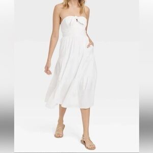 Universal Thread Strapless White Dress